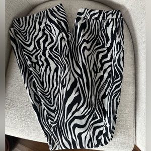 Zebra Statement Flare Pants